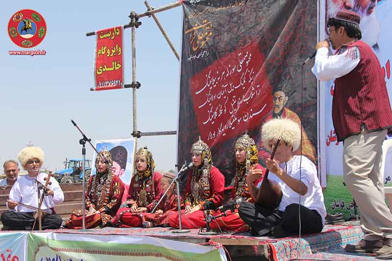 ذکر خنجر نوای صحرای گلستان 6 - همایش 281-مین سال تولد مختومقلی در زادگاهش برگزار شد