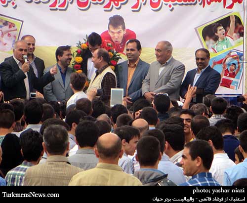 Esteghbal Farhad Ghaemi 157 - استقبال از فرهاد قائمی در پارک قابوس (باغ ملی) گنبد کاووس / گزارش تصویری