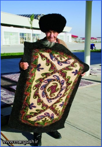 Keche9 - نمد «کچه» هنر صنایع دستی و میراث گذشته‏‌های دور قوم ترکمن+تصاویر
