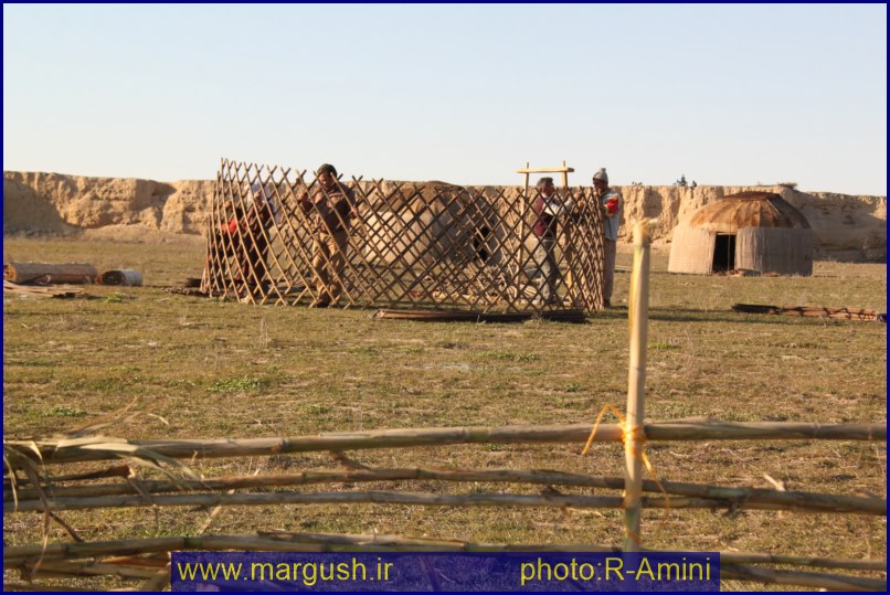 Dehkade 105 - گزارش تصویری عملیات اجرایی پروژه دهکده توریستی آق‌قلا
